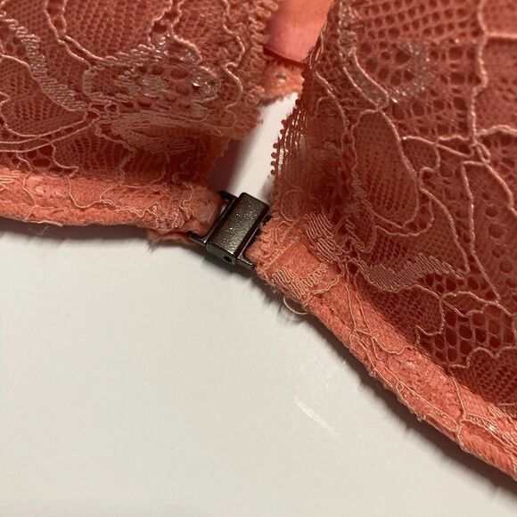 Sam Edelman Lace T-shirt Bra in Shell Pink NWT Women’s Size 34C - Picture 8 of 8